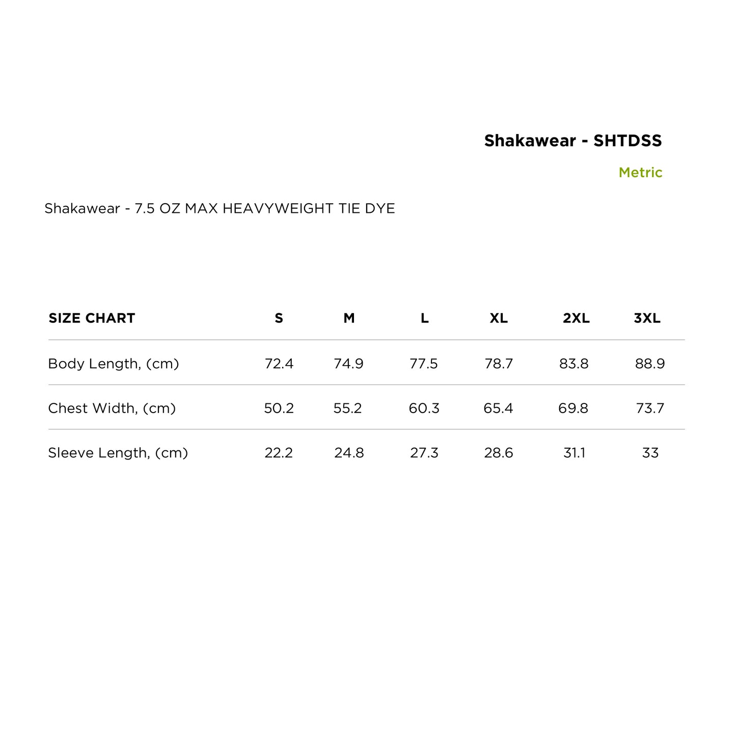 size_chart_metric